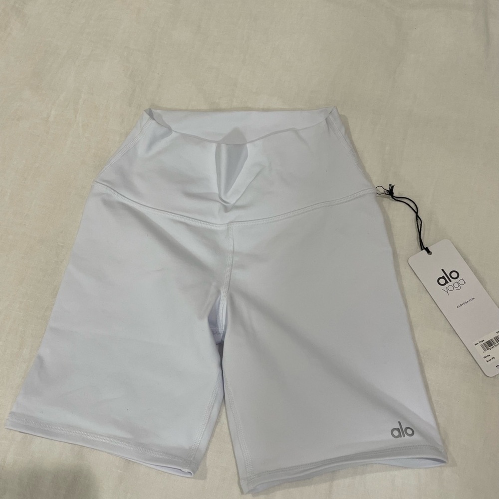 White Alo Shorts